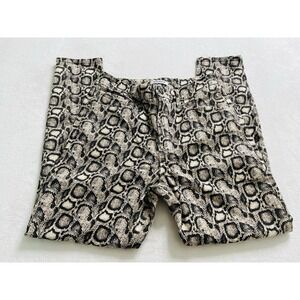 Good American Womens Good Legs Skinny Jeans Sz 14/32 Snake Print High Rise Ankle